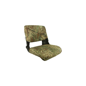 Springfield Skipper Seat With Cushions, Mossy Oak Duck Blind/Black Shell