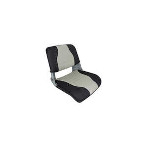 Springfield Marine 1061057 Skipper Seat With Cushions, Deluxe Charcoal/Gray/Gray Shell