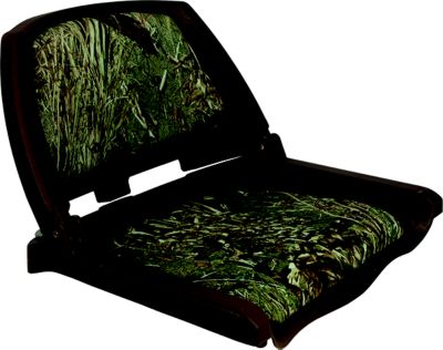 Springfield Marine 1061108-C Traveler Seat, Brown Shell w/Mossy Oak Duck Blind