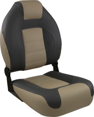 Springfield Marine 1062683 1062583 OEM Medium Series Folding Seat, Charcoal/Tan