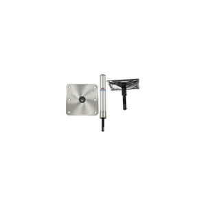 Springfield Marine 1615433-1 KingPinâ„¢ Removable Pedestal System Standard Hi-Lo 3-Piece Package, Satin Finish (Includes Post, Swivel and