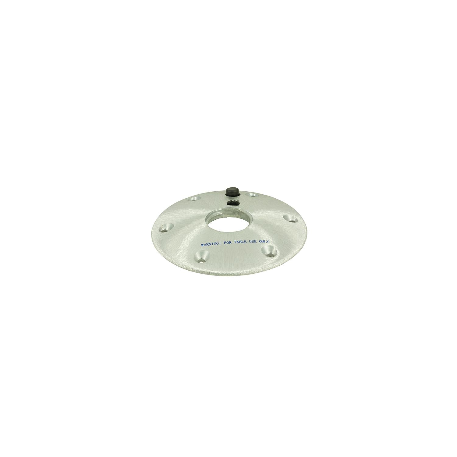 Springfield Marine 1690001-SL 1690001SL Thread-Lockâ„¢ Locking Table Base, Satin Finish