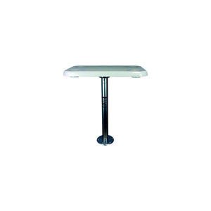 Springfield Marine 1690207 Dock Edge Stowable Table Package, Rectangular Tabletop