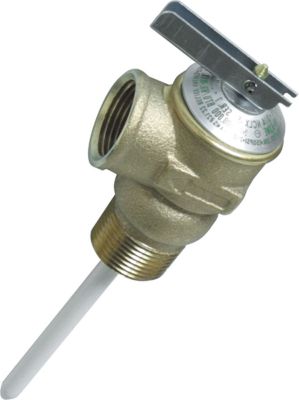 Camco 10471 Temperature and Pressure Relief 3/4" Valve With 4" Probe