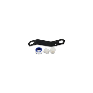 Camco 11633 RV Water Heater Drain Plug Kit (Includes two 1/2-14 NTP Plugs and Teflon Tape)