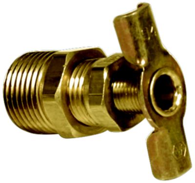 Camco 11663 Water Heater Drain Valve, 1/4