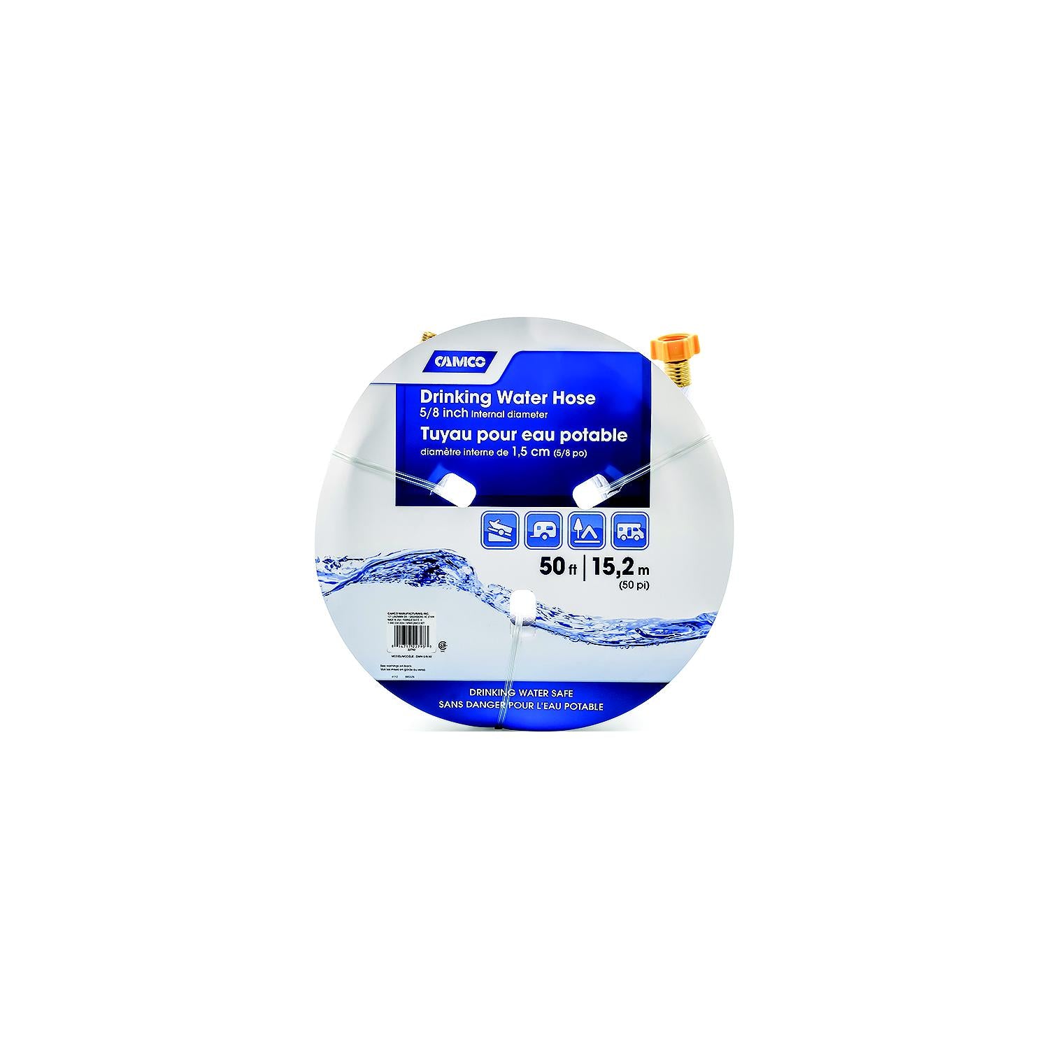 Camco 22803 Fresh Water Hose 75' 5/8 Id
