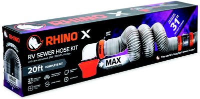 Camco 39390 Rhino X RV 20' Sewer Hose Kit