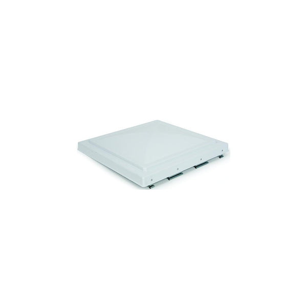 Camco 40162 Unbreakable Polycarbonate Elixer Vent Lid 14" x 14", White