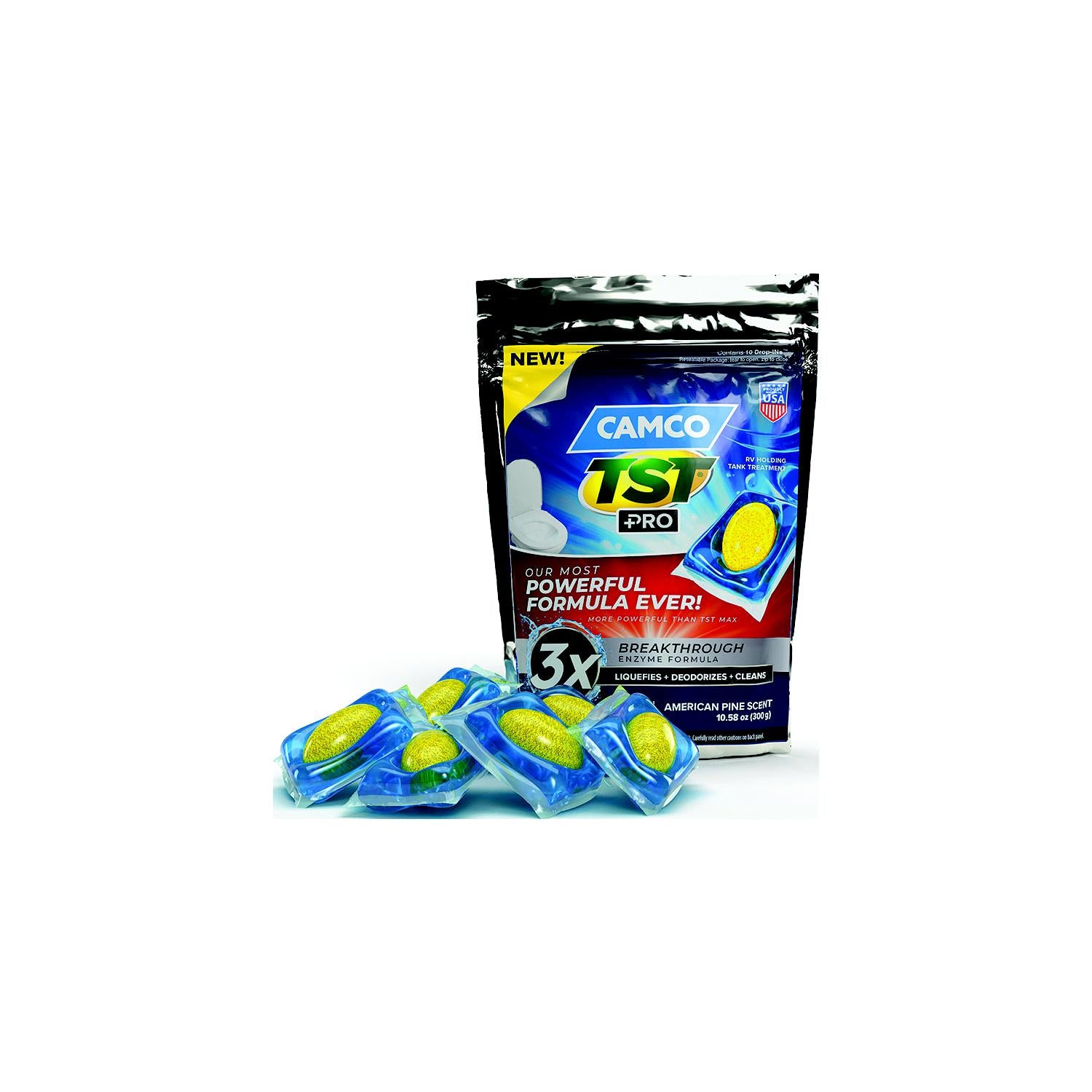 Camco 41770 TST PRO RV Holding Tank Treatment Dop-Ins, 10 pk