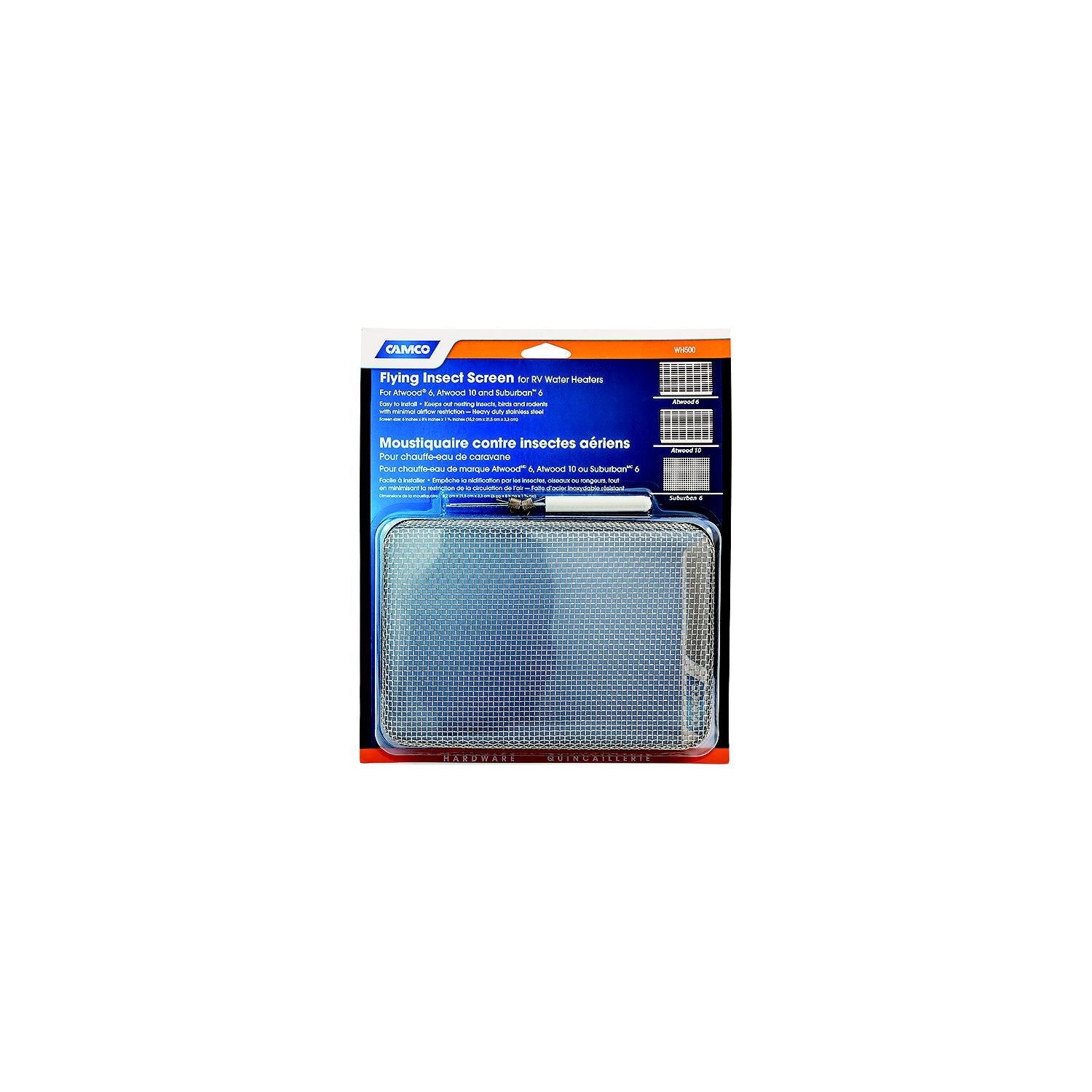Camco 42145 Water Heater Flying Insect Screen