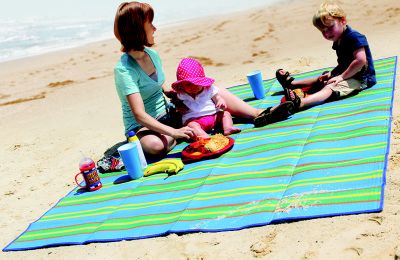 Camco 42814 72" x 108" Handy Mat, Orange/Green/Blue/Yellow