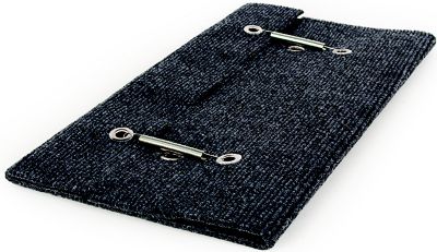 Camco 42935 Step Rug XL For Larger Manual or Electric RV Steps 23" Wide, Gray