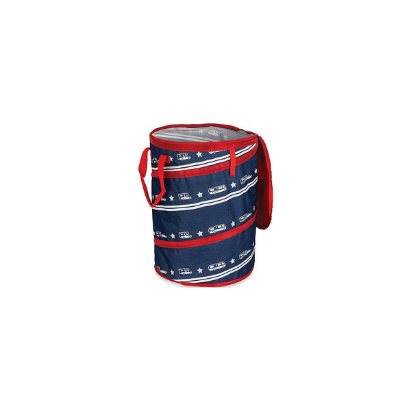 Camco 42995 Pop-Up Utility Container, Red/White/Blue Patriotic, 30 Gal.