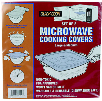 Camco 43790 Microwave Cooking Covers (Includes one 7" and 9")