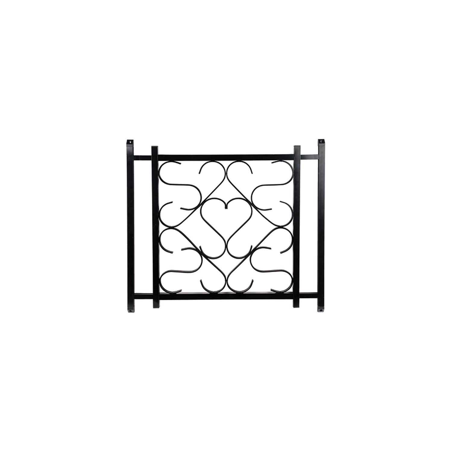 Camco 43993 Screen Door Push Bar and Deluxe Grille, Black
