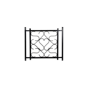 Camco 43993 Screen Door Push Bar and Deluxe Grille, Black