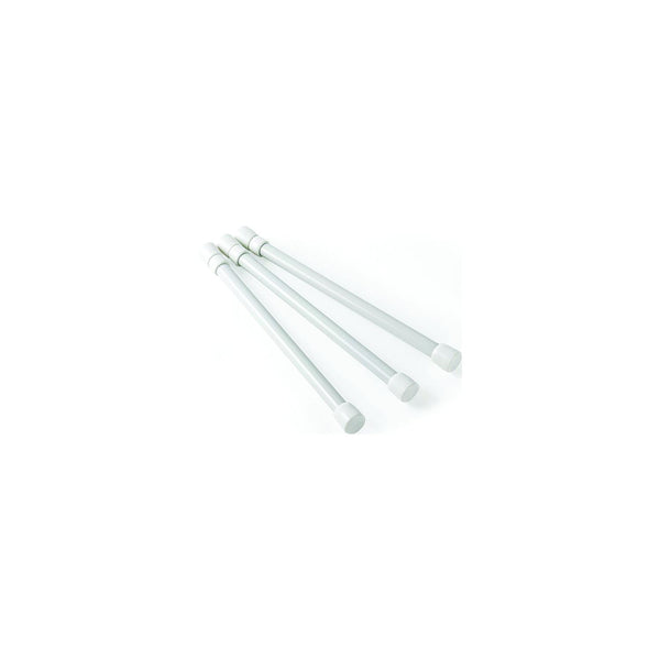 Camco 44063 Cupboard Bars, White (3/Pack)