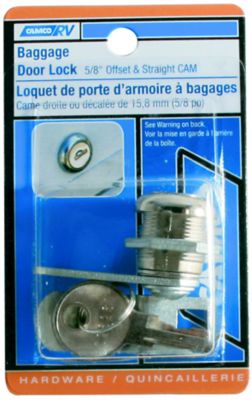Camco 44340 Cam Lock (Contains One Offset and Straight Cam)