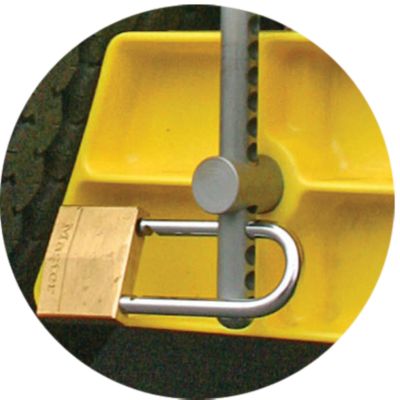 Camco 44642 Wheel Stop w/Lock