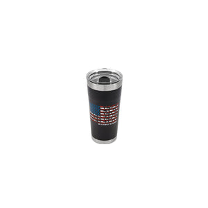 Camco 53065 US Flag Tumbler, 20 oz., Charcoal