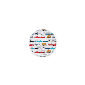 Camco 53224 Melamine Dishware, Multi-color RV & Truck Pattern, 9-3/4
