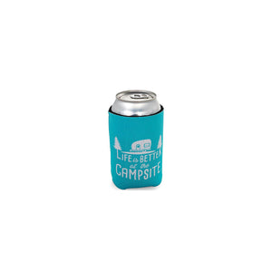 Camco 53249 Life Is Better At The Campsite Can Holder, Teal,