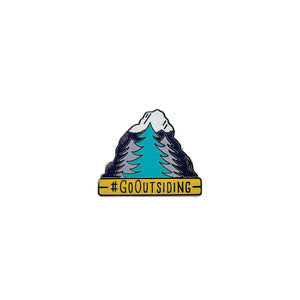 Camco 53262 Enamel Pin, Go Outsiding Trees
