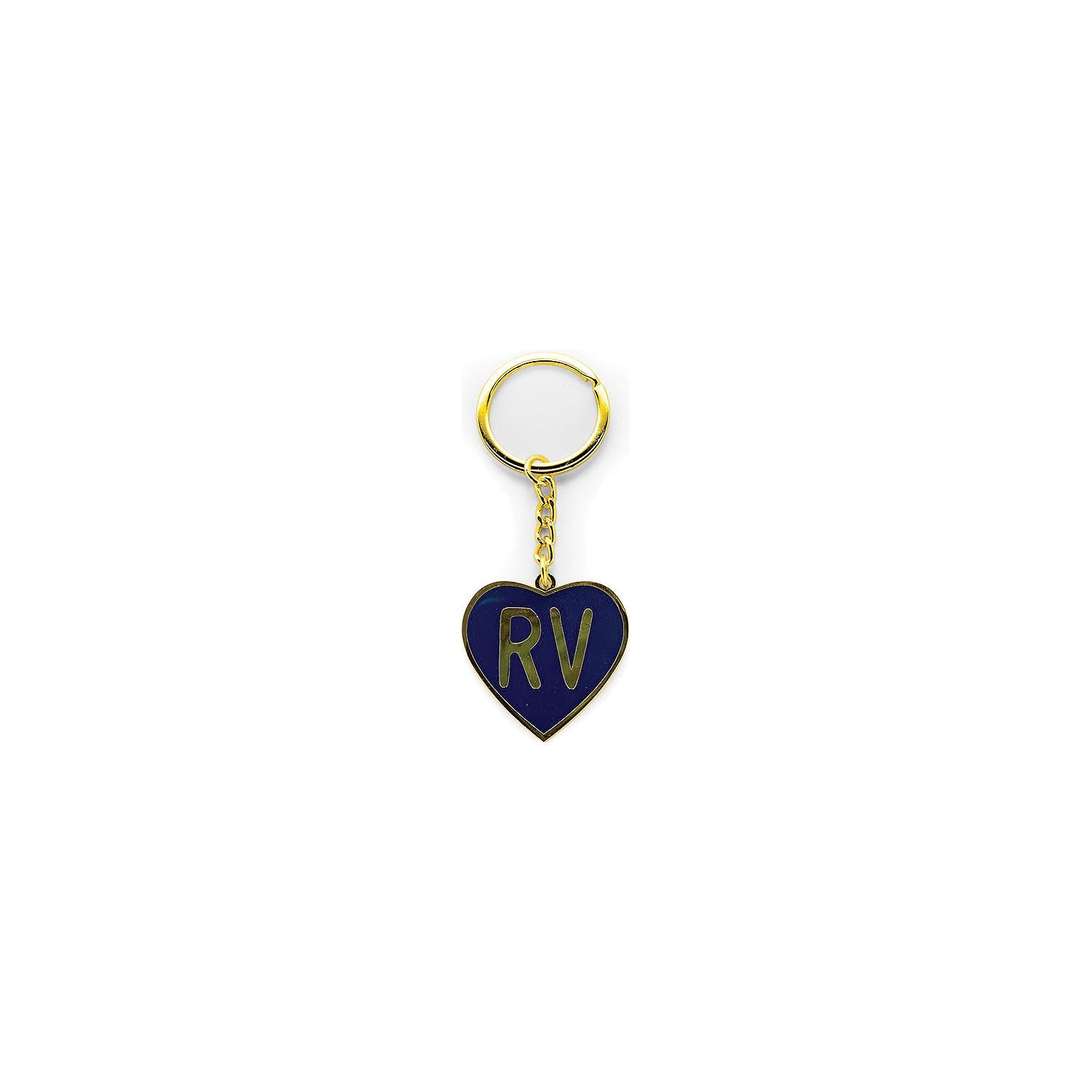 Camco 53288 Enamel Keychain, RV Themed, Navy 