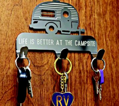 Camco 53368 3 Hook Key & Leash Hanger