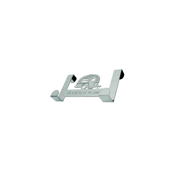 Camco 53381 2-Hook Over The Door Towel Hanger