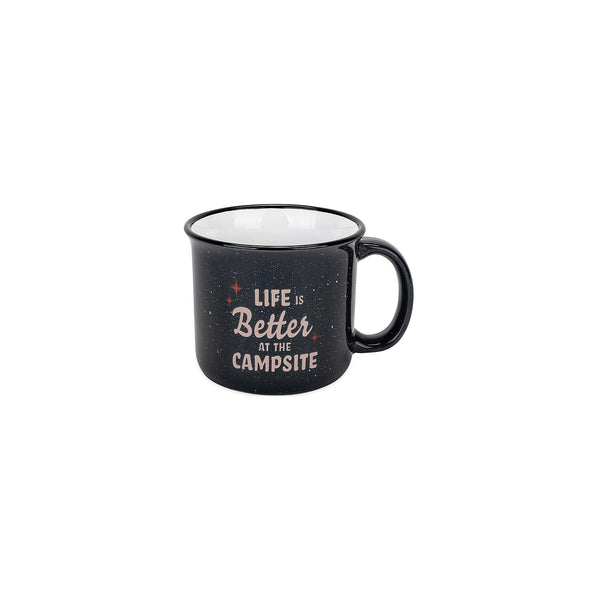 Camco 53473 Ceramic Mug, 14 oz., Green