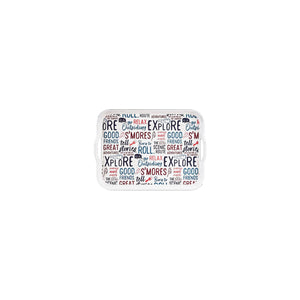 Camco 53486 XXX Melamine Tray, Graffiti Design