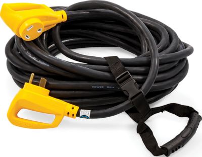 Camco 55195 Power Gripâ„¢ Extension Cord, 50A, 30'