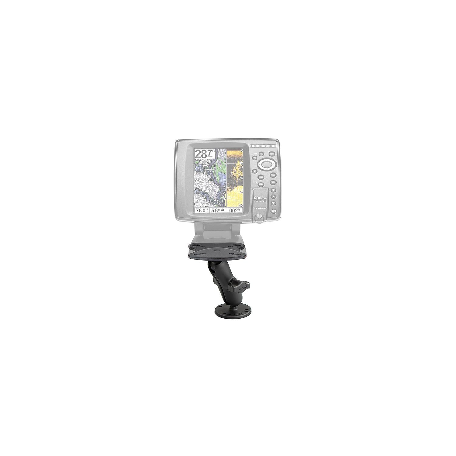 Ram Mount RAM-B-107U Ball For Select Humminbird And Lowrance, 1