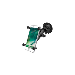 Ram Mount RAM-B-166-UN7 RAM Twist Lock Suction Cup with Universal X-GripÂ® Cell/iPhone Cradle