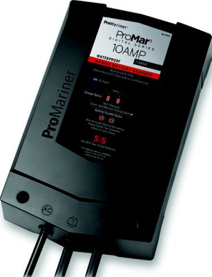ProMariner 31510 Promar1 DS Series Marine Battery Charger, 10Amp / 2 Bank