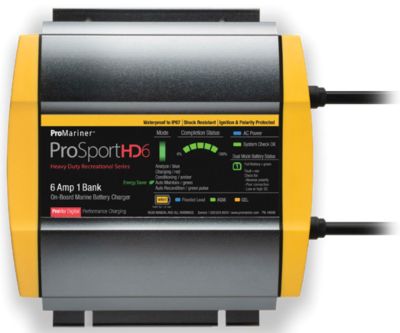 ProMariner 44021 Prosporthd Series USA Batttery Charger, 20 Amps, 3 Bank