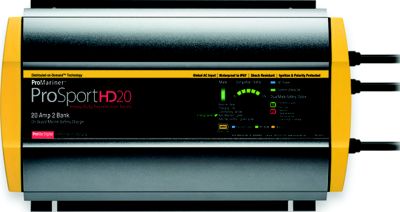 ProMariner 44020 Prosporthd Series USA Batttery Charger, 20 Amps, 2 Bank