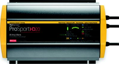 ProMariner 44028 Prosporthd Series Global Batttery Charger, 20 Amps, 2 Bank