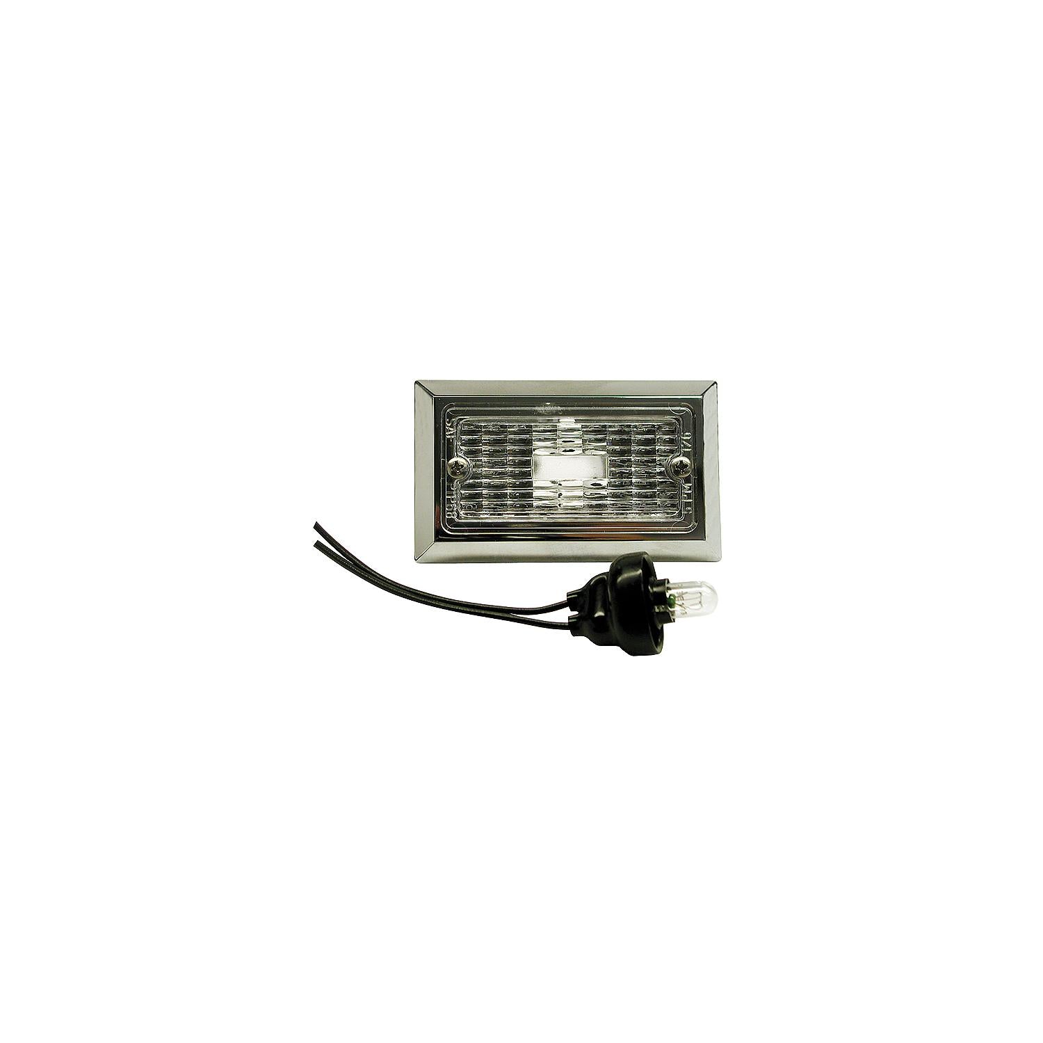 Anderson E126C Utility/Courtesy Light Clear With Chrome-Plated ABS Housing