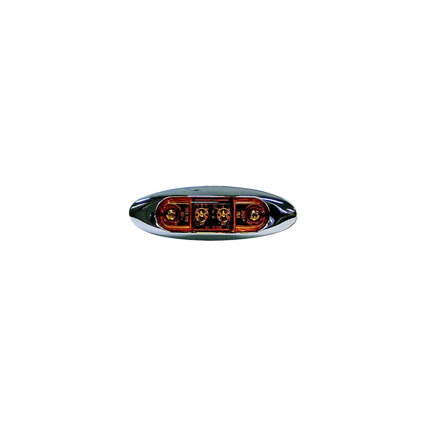 Anderson V168XA LED Clearance/Side Marker Light Kit With Chrome Bezel