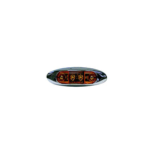 Anderson V168XA LED Clearance/Side Marker Light Kit With Chrome Bezel