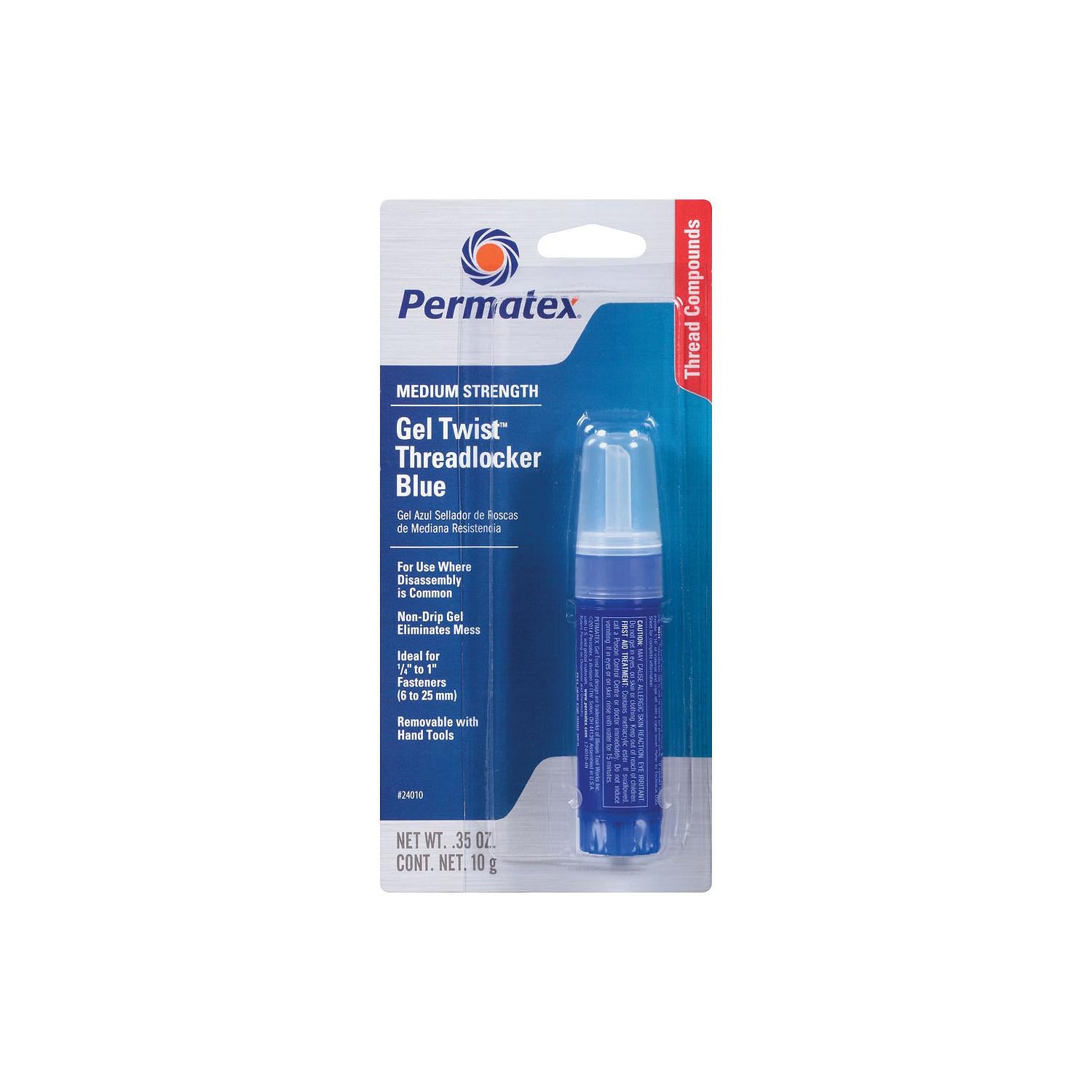 Permatex 24010 Gel Twist Med-Strength