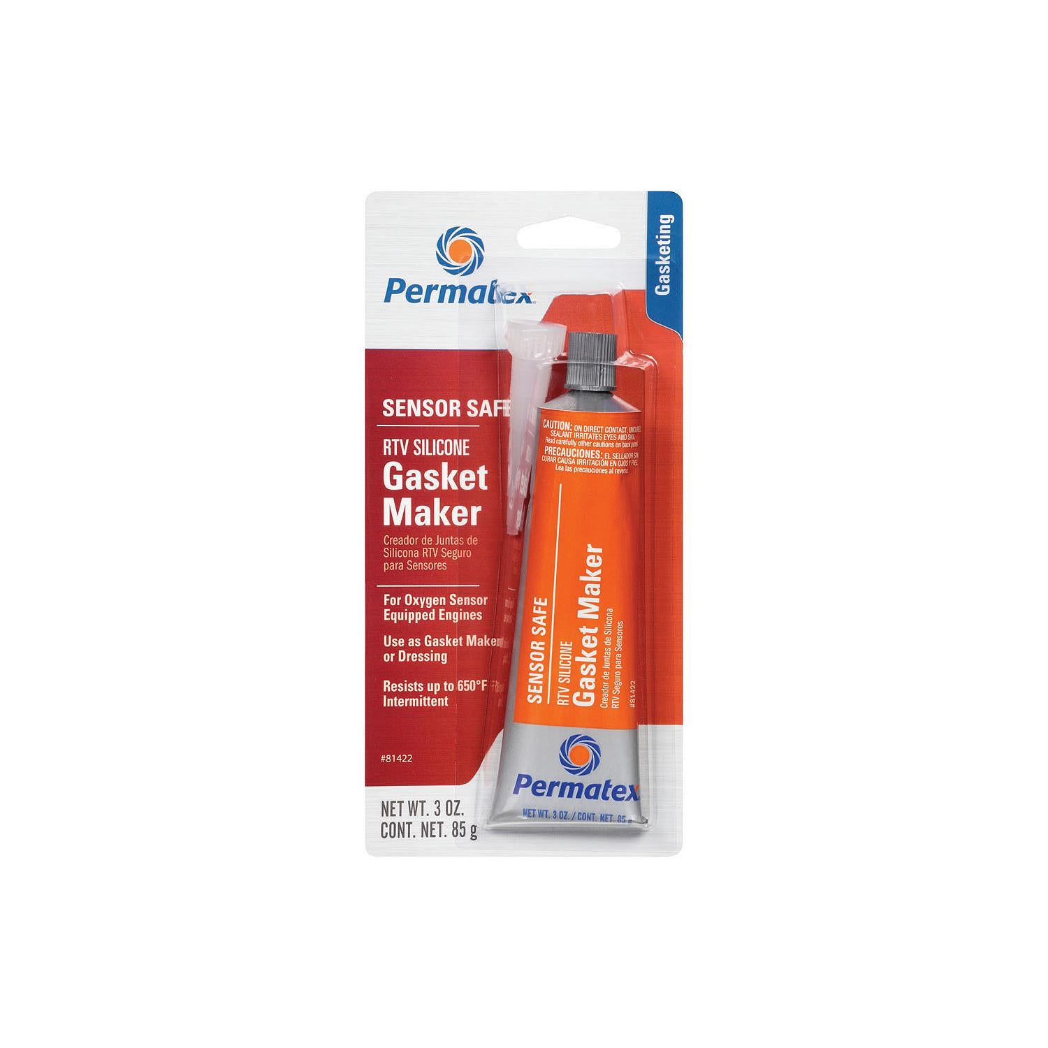 Permatex 81422 Red High Temp RTV Silicone Gasket Maker
