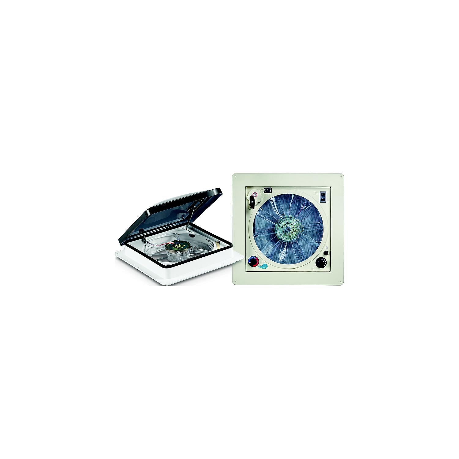 Fan-Tastic Vent 9108870059 803350, Polar White Garnish w/Smoke Dome