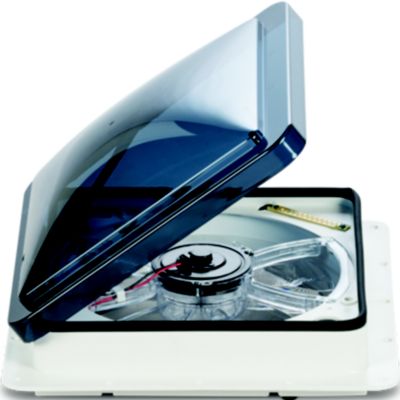 Fan-Tastic Vent 9108870060 803351, Colonial White Garnish w/Smoke Dome