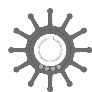 Johnson Pump 09-701B-1 Impeller Replaces Sherwood 9959K and Jabsco 18948-0001