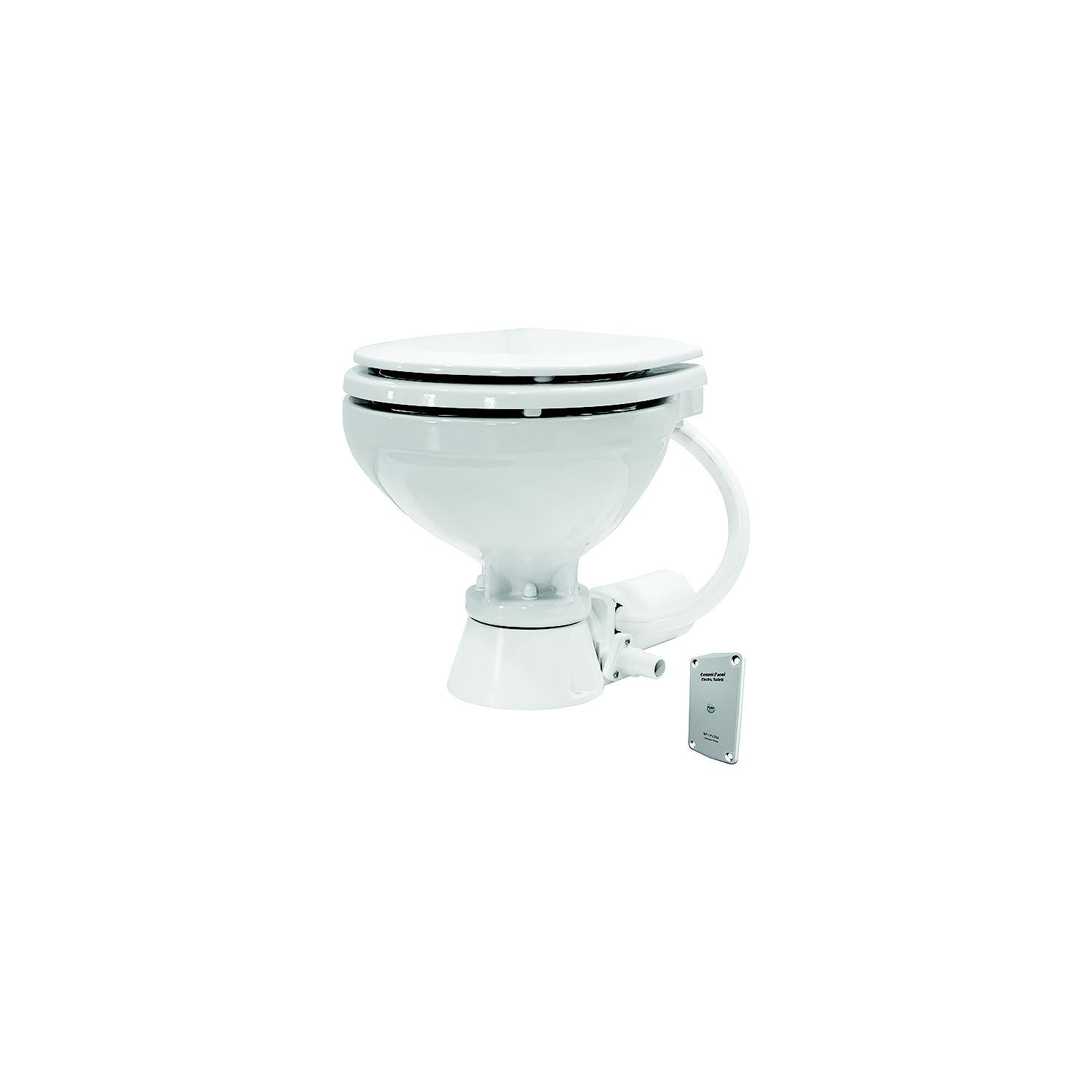 Johnson Pump 80-47435-01 Aqua-Tâ„¢ 12V Compact Standard Electric Toilet