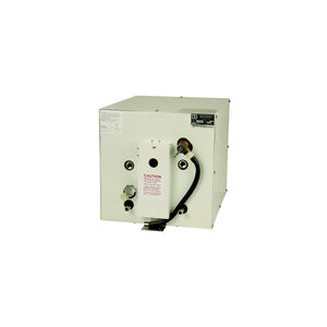 Whale F1100W Seaward 120V AC 11 Gallon Water Heater With Front Heat Exchanger, White Epoxy Coated Aluminum Exterior